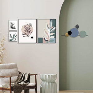 Chic Nature living Gallery wall of 5