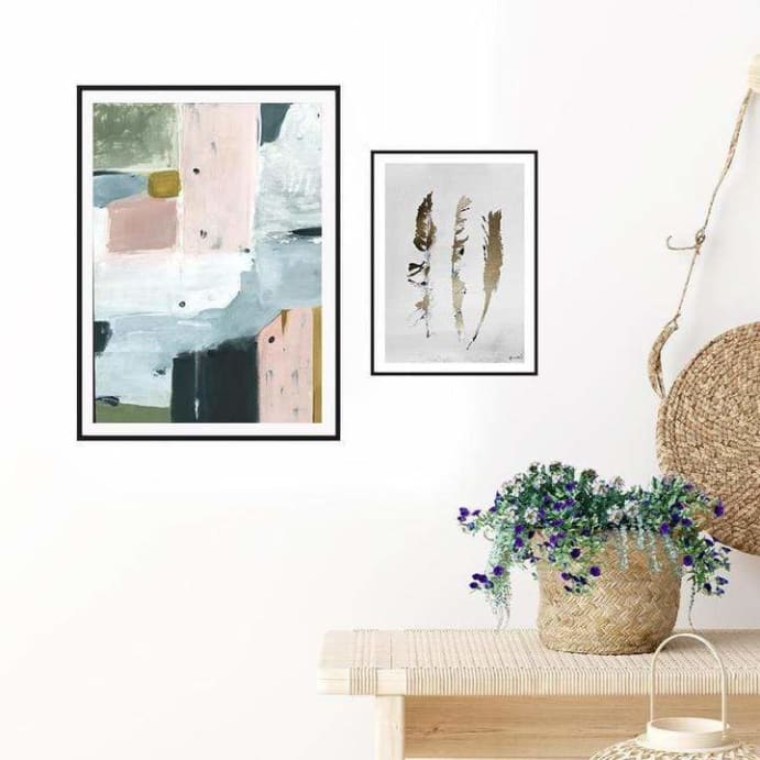 Feathers- Abtract pastel wall#2 art prints*