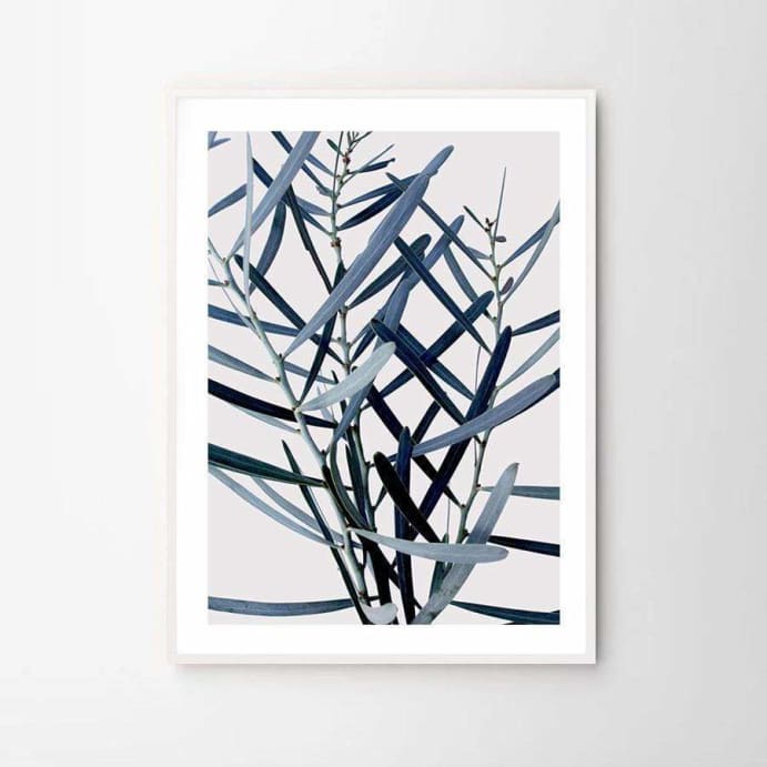 Green leaves poster print