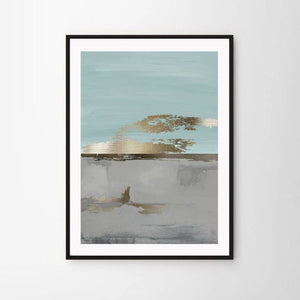 Growing forest - Abtract pastel wall#4