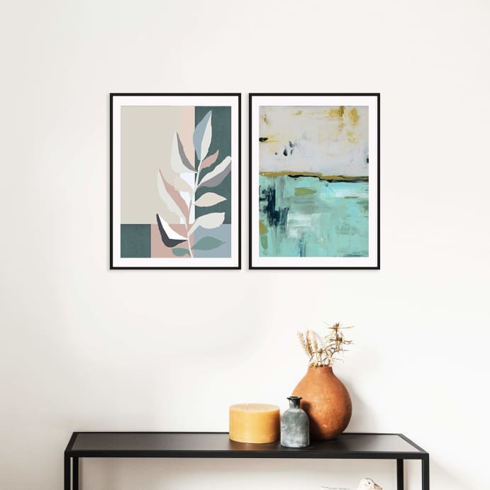 Jungle leaves - Gallery wall Duo
