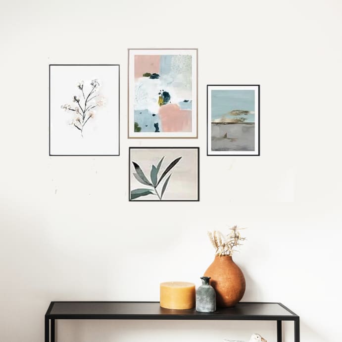 Morning Nature pastel - Gallery wall
