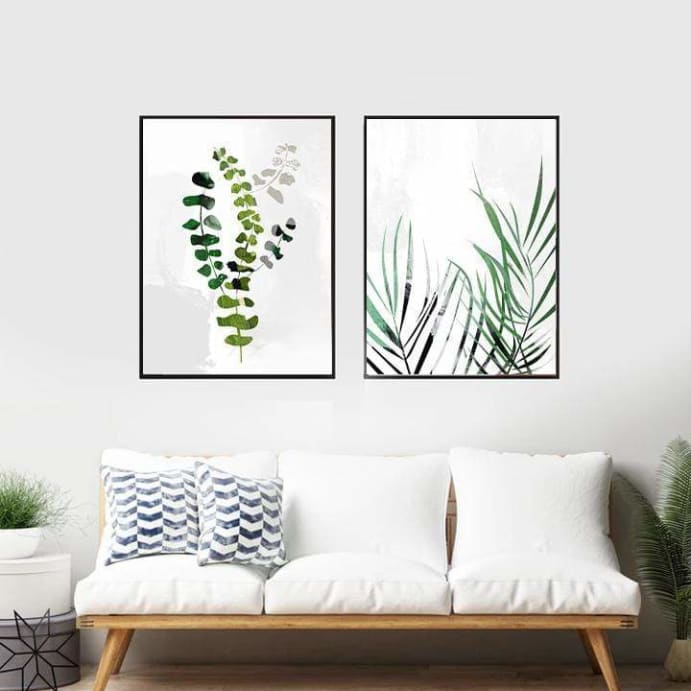 Natural Green beauty - Duo - Canvas Print