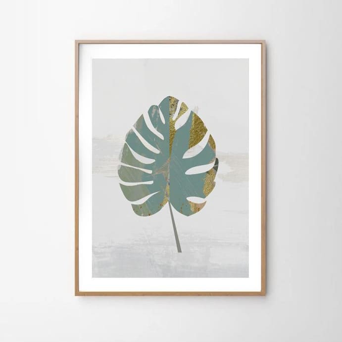 Nordic Banana leaf Print