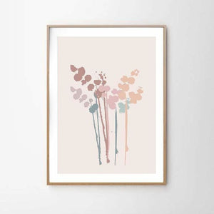 Pastel flowers (Baby paraplu artprint version)