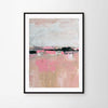 Pink river Abstract Art