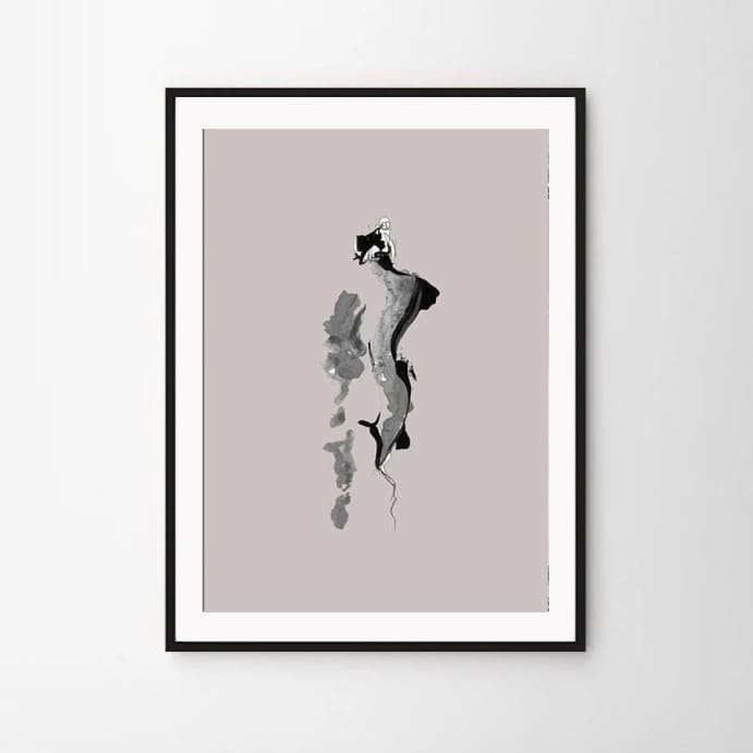 Standing woman Art Print