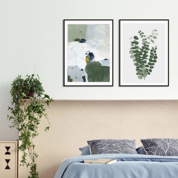 Stormy Nature Abtract pastel wall#2 art prints