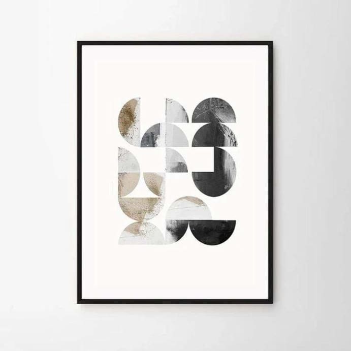 Vintage Abstract Print